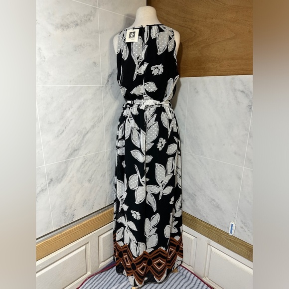 NWT Anne Klein Womens Printed Chiffon Halter Dress size 12 - Picture 4 of 9